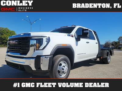 2024 GMC Sierra 3500 Crew Cab 4x4, CM Truck Beds SK Model Flatbed Truck for sale #GR287617 - photo 1