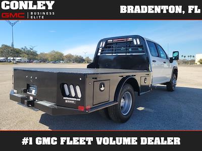 New 2024 GMC Sierra 3500 Pro Crew Cab 4x4, 9' 4" CM Truck Beds SK Model Flatbed Truck for sale #GR287617 - photo 2