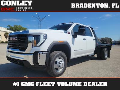 2024 GMC Sierra 3500 Crew Cab 4x4, CM Truck Beds RD Model Flatbed Truck for sale #GR287822 - photo 1
