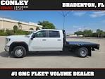New 2024 GMC Sierra 3500 Pro Crew Cab 4x4, 9' 4" CM Truck Beds RD Model Flatbed Truck for sale #GR290746 - photo 3