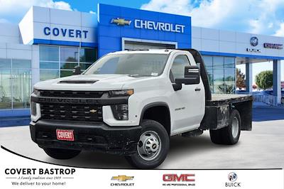 Used 2021 Chevrolet Silverado 3500 Work Truck Regular Cab 4WD, Flatbed Truck for sale #241079A - photo 1