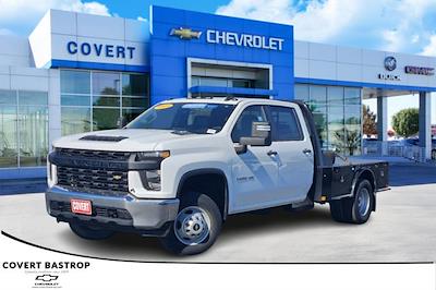 Used 2021 Chevrolet Silverado 3500 Work Truck Crew Cab 4WD, Flatbed Truck for sale #240434A - photo 1