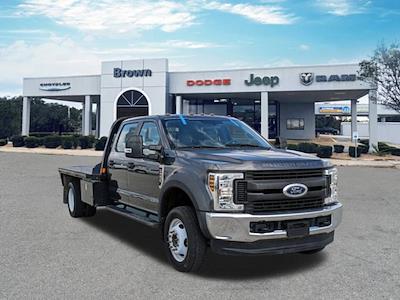 2019 Ford F-550 Crew Cab DRW 4x4, Flatbed Truck for sale #D19356A - photo 1