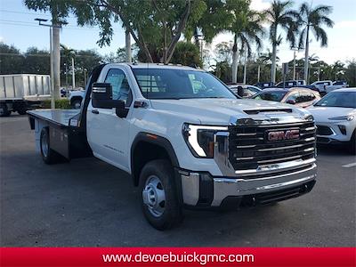 New 2024 GMC Sierra 3500 Pro Regular Cab 4x4, 11' 4" CM Truck Beds RD Model Flatbed Truck for sale #T24012 - photo 1