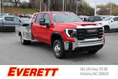 2024 GMC Sierra 3500 Crew Cab 4WD, Flatbed Truck for sale #G24-268 - photo 1