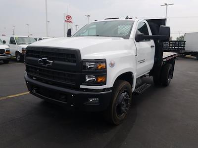 New 2022 Chevrolet Silverado 4500 Work Truck Regular Cab RWD, 9' Morgan Truck Body Prostake Platform Body Flatbed Truck for sale #22MD54 - photo 1