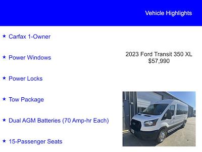 Used 2023 Ford Transit 350 XL Medium Roof AWD, Passenger Van for sale #ALLY419 - photo 2