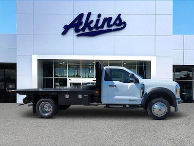 New 2024 Ford F-550 FL Regular Cab RWD, 12' PJ's Platform Body Flatbed Truck for sale #RDA06841 - photo 1