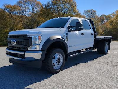 Used 2021 Ford F-450 XL Crew Cab 4WD, Flatbed Truck for sale #TEC42298 - photo 1