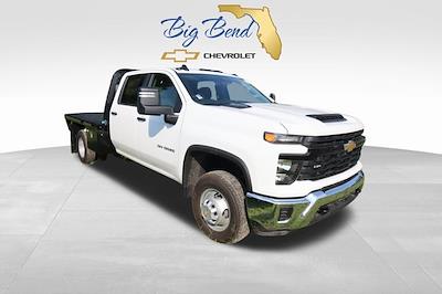 New 2024 Chevrolet Silverado 3500 Work Truck Crew Cab 4x4, 9' 6" Knapheide PGTB Utility Gooseneck Flatbed Truck for sale #F10258 - photo 1