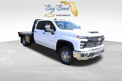 New 2024 Chevrolet Silverado 3500 Work Truck Crew Cab 4x4, 9' 6" Knapheide PGTB Utility Gooseneck Flatbed Truck for sale #F10264 - photo 1