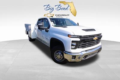 New 2024 Chevrolet Silverado 3500 Work Truck Crew Cab 4x4, 9' Knapheide Steel Service Body Service Truck for sale #F10336 - photo 1