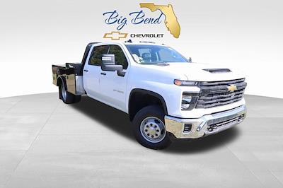 New 2024 Chevrolet Silverado 3500 Work Truck Crew Cab 4x4, 9' 4" Knapheide PGTD Gooseneck Flatbed Truck for sale #F10337 - photo 1