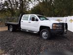 Used 2019 Chevrolet Silverado 3500 Work Truck Crew Cab 4x4, CM Truck Beds SK Model Flatbed Truck for sale #F7807A - photo 1