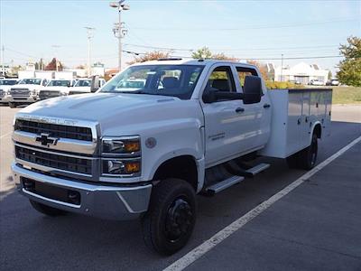 New 2023 Chevrolet Silverado 5500 Work Truck Crew Cab 4x4, 11' 1" Knapheide Steel Service Body Service Truck for sale #233254F - photo 1