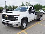 New 2024 Chevrolet Silverado 3500 Work Truck Regular Cab 4x4, Knapheide PGTD Gooseneck Flatbed Truck for sale #242853F - photo 1