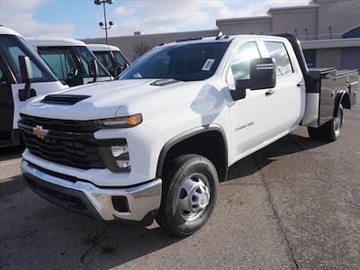 New 2025 Chevrolet Silverado 3500 Work Truck Crew Cab 4x4, Knapheide PGTD Gooseneck Flatbed Truck for sale #251620F - photo 1