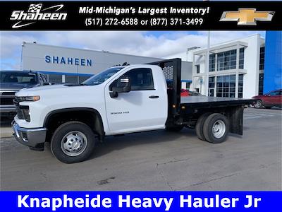 New 2024 Chevrolet Silverado 3500 Flatbed Truck For Sale 86047   2024 Chevrolet Silverado 3500 Regular Cab Chassis 1 