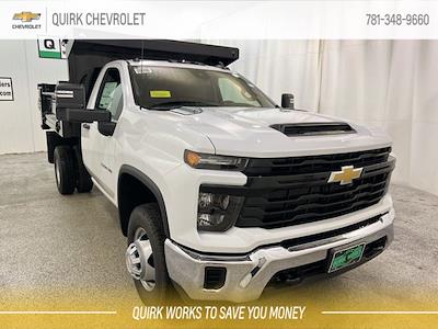 New 2024 Chevrolet Silverado 3500 Work Truck Regular Cab 4WD, 9' Godwin 184U Dump Truck for sale #C82130 - photo 1