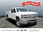 Used 2019 Chevrolet Silverado 2500 Work Truck Double Cab 4x4, 8' Monroe Truck Equipment MSS II Service Truck for sale #47116X - photo 1