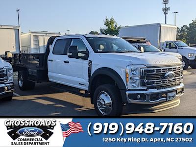 New 2024 Ford F-450 Crew Cab 4WD, 11' 6" Knapheide PGTB Utility Gooseneck Flatbed Truck for sale #T480631 - photo 1