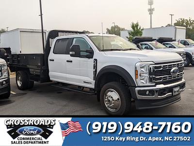 New 2024 Ford F-450 Crew Cab 4WD, 11' 6" Knapheide PGTB Utility Gooseneck Flatbed Truck for sale #T480633 - photo 1