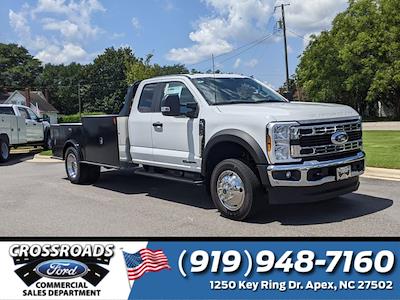 New 2024 Ford F-550 Super Cab 4WD, 11' 4" CM Truck Beds TM Deluxe Flatbed Truck for sale #T480648 - photo 1