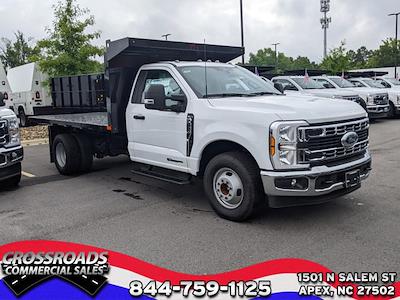 New 2024 Ford F-350 Regular Cab RWD, 12' PJ's Platform Body Flatbed Truck for sale #T480901 - photo 1