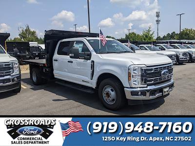 New 2024 Ford F-350 Crew Cab RWD, 10' PJ's Platform Body Flatbed Truck for sale #T480920 - photo 1