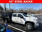 New 2024 Chevrolet Silverado 3500 Work Truck Crew Cab 4x4, 9' Reading Redi-Rack Stake Bed for sale #T241141 - photo 4