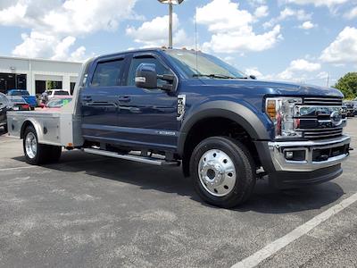 Used 2019 Ford F-450 Lariat Crew Cab 4x4, Flatbed Truck for sale #M1936E - photo 2