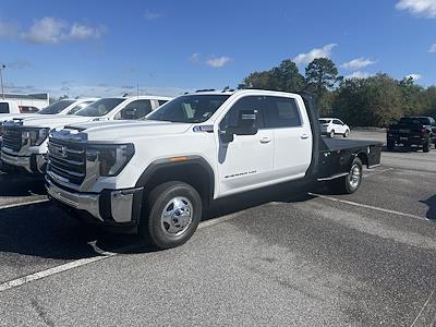 2024 GMC Sierra 3500 Crew Cab 4WD, Bedrock Flatbed Truck for sale #G11619 - photo 1