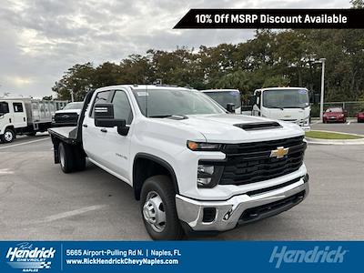2024 Chevrolet Silverado 3500 Crew Cab 4WD, CM Truck Beds RD Model Flatbed Truck for sale #CR47564 - photo 1