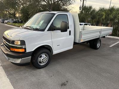 2022 Chevrolet Express 3500 DRW RWD, Flatbed Truck #PC3910 - photo 1