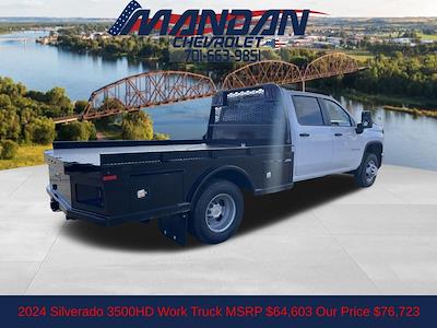 2024 Chevrolet Silverado 3500 Crew Cab 4x4, Flatbed Truck for sale #RF271574 - photo 2