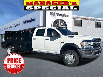 New 2024 Ram 5500 Tradesman Crew Cab 4WD, 11' 4" CM Truck Beds SK Model Flatbed Truck for sale #513529RL - photo 1