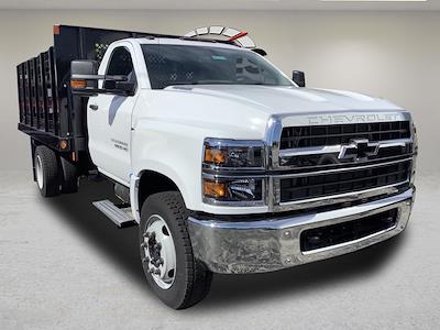 New 2024 Chevrolet Silverado 5500 Work Truck Regular Cab 4x2, Monroe Truck Equipment Versa-Line Stake Body for sale #M11512 - photo 1