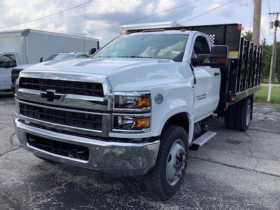 New 2024 Chevrolet Silverado 4500 Work Truck Regular Cab 4x2, 12' 6" Monroe Truck Equipment Versa-Line Stake Body for sale #M11536 - photo 1