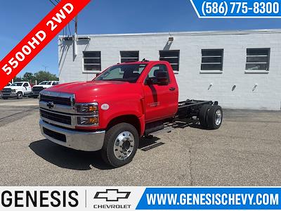 New 2024 Chevrolet Silverado 5500 Work Truck Regular Cab 4x2, 11' 4" CM Truck Beds RD Model Flatbed Truck for sale #RH312160 - photo 1