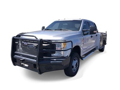 Used 2017 Ford F-350 Crew Cab 4WD, Flatbed Truck for sale #MP8217 - photo 1