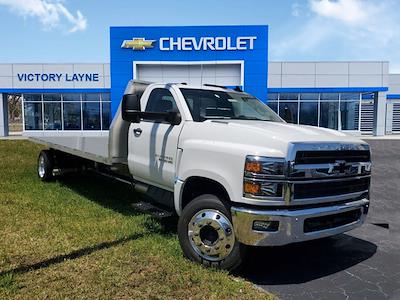 New 2023 Chevrolet Silverado 6500 Work Truck Regular Cab RWD, MC Ventures Flatbed Truck for sale #S3601 - photo 1