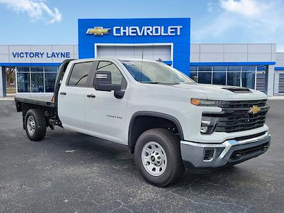 New 2024 Chevrolet Silverado 3500 Work Truck Crew Cab RWD, 8' 6" CM Truck Beds RD Model Flatbed Truck for sale #S41004 - photo 1