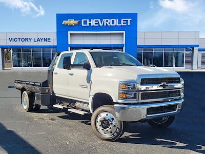 2024 Chevrolet Silverado 5500 Crew Cab DRW 4WD, Hillsboro GII Steel Flatbed Truck for sale #S41056 - photo 1