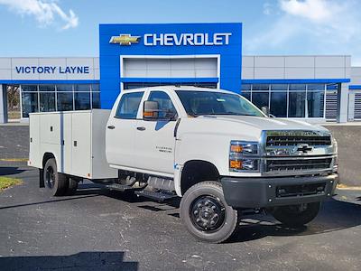 New 2024 Chevrolet Silverado 5500 Work Truck Crew Cab 4WD, 11' Reading Classic II Steel Service Truck for sale #S41073 - photo 1