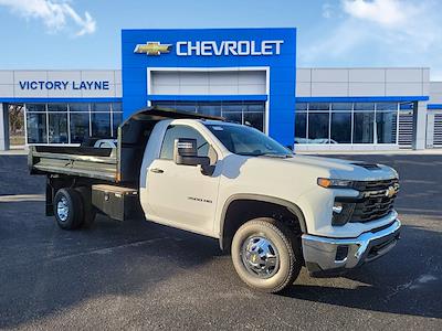 New 2024 Chevrolet Silverado 3500 Work Truck Regular Cab 4WD, 11' Monroe Truck Equipment Z-DumpPRO™ Dump Truck for sale #S41079 - photo 1