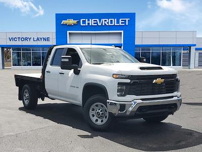 New 2024 Chevrolet Silverado 3500 Work Truck Double Cab 4WD, CM Truck Beds RD Model Flatbed Truck for sale #S4619 - photo 1