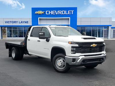 New 2024 Chevrolet Silverado 3500 Work Truck Crew Cab 4WD, CM Truck Beds RD Model Flatbed Truck for sale #S4917 - photo 1