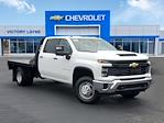 New 2024 Chevrolet Silverado 3500 Work Truck Crew Cab 4WD, CM Truck Beds RD Model Flatbed Truck for sale #S4917 - photo 1