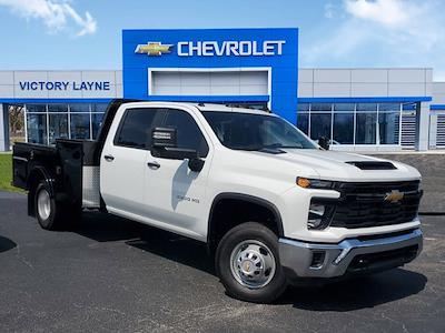 New 2024 Chevrolet Silverado 3500 Work Truck Crew Cab 4WD, Knapheide PGTD Gooseneck Flatbed Truck for sale #S4952 - photo 1