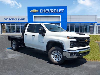 New 2024 Chevrolet Silverado 3500 Work Truck Double Cab RWD, 8' 6" CM Truck Beds RD Model Flatbed Truck for sale #S4965 - photo 1